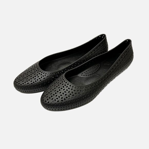 Okabashi Samantha Black Ballet Flats Shoes Size 8 EUC - Picture 2 of 6